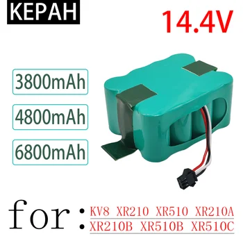 NOVO 14,4 V Ni-Mh SC bateria de 3800mAh-4800mAh-6800mAh para KV8 XR210 XR510 XR210A XR210B XR510B XR510C Staubsauger Kehr robôs