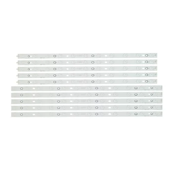 Novo Kit 10pcs retroiluminação LED strip para LED58R5500F V580HK1-L06 V580H1-LD6-TLDC2 V580H1-LD6-TRDC2 V580H1-LD6-TLDC3 TRDC3