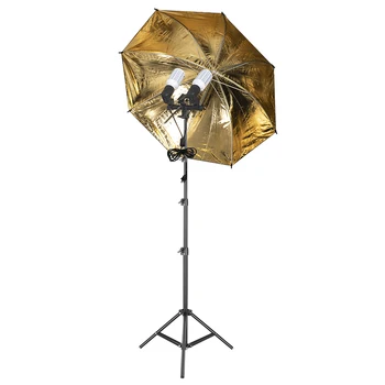 O Estúdio de fotografia de Suprimentos Conjunto E27 Luz da Lâmpada Macia Guarda-chuva Soquete Lâmpada de Estúdio de Fotografia Fotografia de 1,8 m do Bulbo do Stand