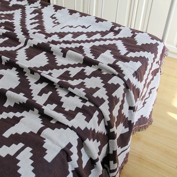 O tapete Kilim para o sofá da sala de estar, quarto, tapete de fios tingidos sofá kilim cobertor turco padrão tribal olhar Colcha de Tapeçaria