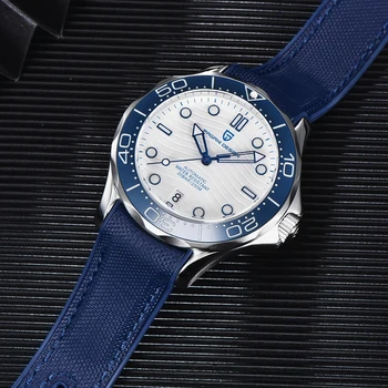 PAGANI PROJETO 2022 Homens Relógios Mecânicos de Luxo Safira relógio Automático para os homens NH35 relógio de Mergulho homem Reloj Hombre