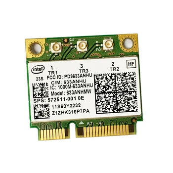 Para a Intel 633ANHMW 6300AGN Mini PCI-E 2,4 G/5GHZ 633AN Placa de rede sem Fio 60Y3233 para Lenovo X230 X220 T410 T410S Y460 T510 T420 Y560