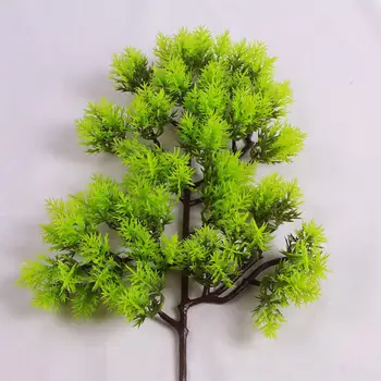 Plástico 1Pc Falso Artificial de Pinus Cypress Planta Bonsai Garden Home Office Decoração