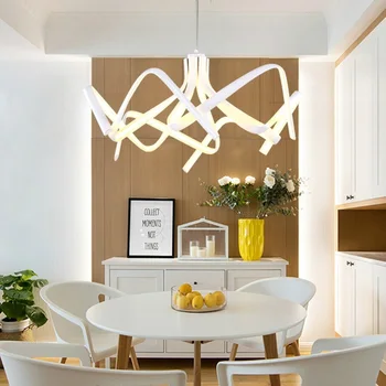 Post-led moderna sala de jantar, um lustre personalizado, sala de estar, quarto de iluminação criativa da arte barra clube lustre