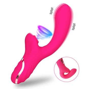 Potente Vibrador Vibrador Brinquedos Sexuais Para As Mulheres Clítoris Ventosa Oral Clitóris Vácuo Estimulador Feminino Masturbação Produtos Para Adultos Maiores De 18