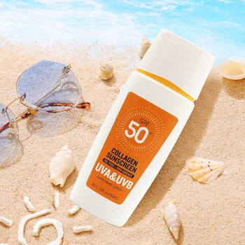 Protetor solar Creme SPF50 Esporte Leve protetor solar PA+++ Hidratante Anti-Envelhecimento Pó de Óleo de Controle de Reduzir a Melanina da Pele Cuidados 50ml