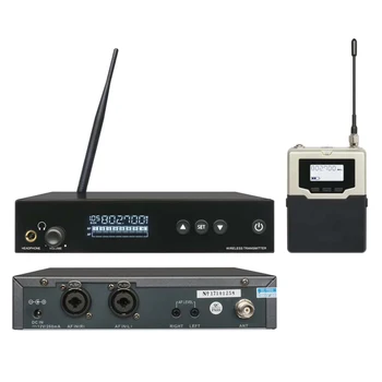 UKINGMEI reino UNIDO-560 No Ouvido de Monitor sem Fio do Sistema Único Transmissor de Monitoramento Profissional para o Desempenho da Fase 1 Receptor