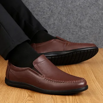 venda quente da forma de mens verão masculino sapatos de lazer desporto de couro mens casual homem 2020 Casual, o tênis tênis de desgaste para sapato preto