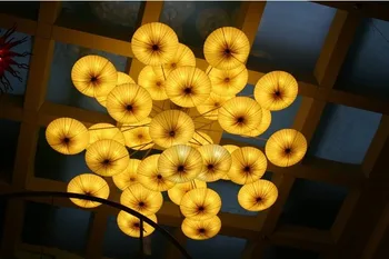  venda quente Marinhos pano novo clássico oceano de luz de escada lotus lâmpada combinação luminária frete grátis