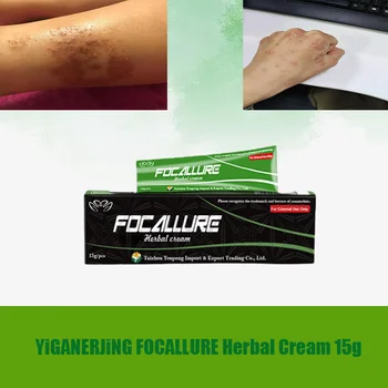 YiGANERJiNG FOCALLURE de Ervas Creme Dermatose alivia o prurido inibe bacterianas do couro fresco eczema, urticária (sem caixa): 15g