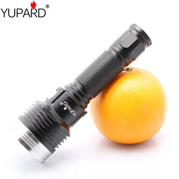 YUPARD Exterior holofotes de carregamento USB brilho lanterna SST20 LED de liga de alumínio ao ar livre de longo alcance a iluminação lanterna tática