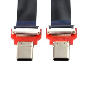 Zihan 20cm FPC Mini USB 3.1 Tipo-C-USB-C macho para Macho Cabo de Dados para o Macbook & Laptop e Telefone da Unidade